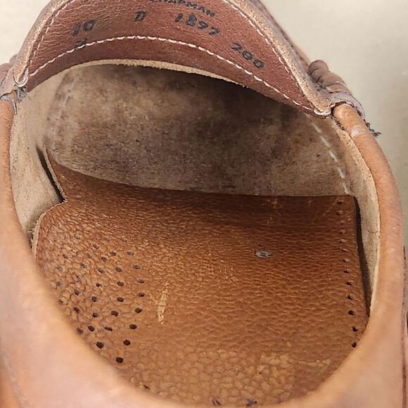 Bass Weejun Penny Loafers Larson Seahorse Men’s SZ 10 D Brown Arch Support EUC - Picture 8 of 16